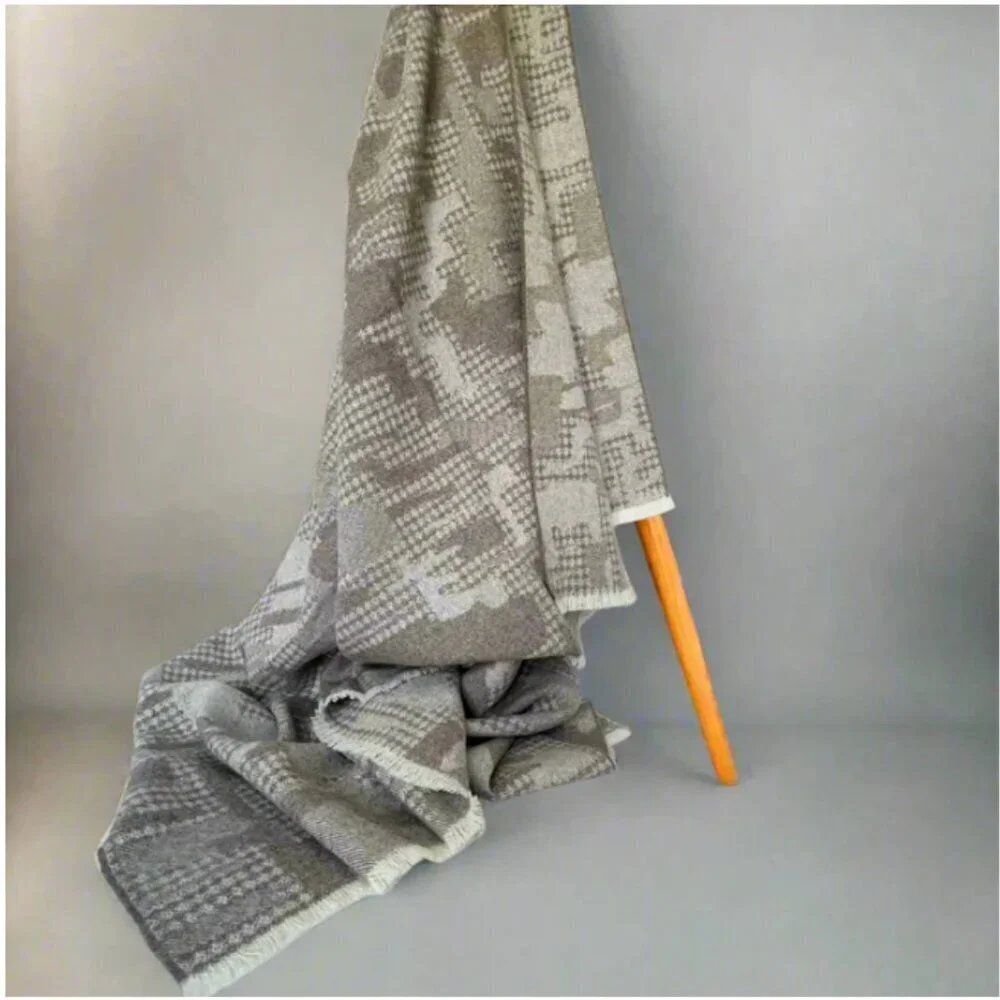 ARTZNL 100% Alpaca Throw Blanket Brown Soft Luxury Eco Undyed All Season Wool